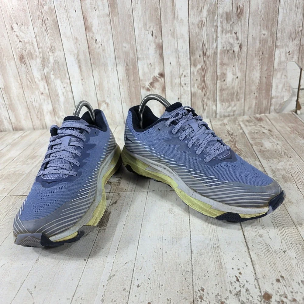 Hoka One One Torrent 2 Womens 8.5 Trail Running Shoes Blue 1110497 PIBT